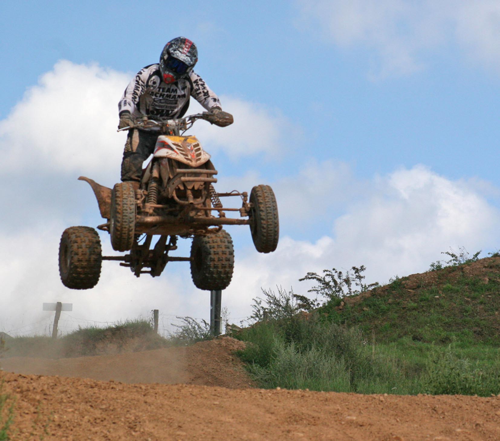 Yannick loves to ride a quad. This is what it looks like a few years later.
